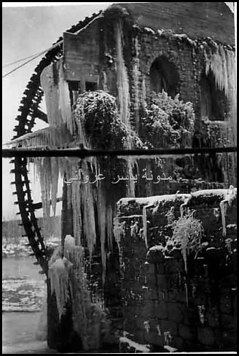 الثلج على النواعير