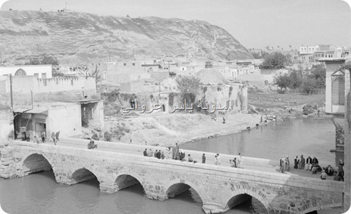 جسر الكيلانية - قلعة حماة 1950م