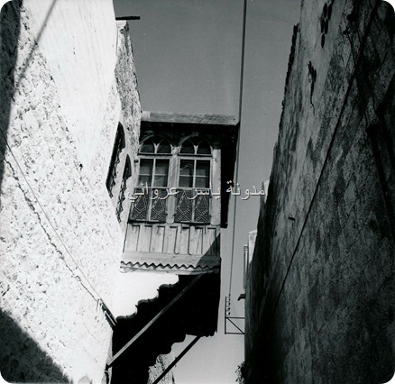 مشربية لأحد البيوت في حي الطوافرة 1960