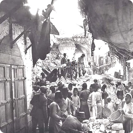الزلزال في نابلس 1927